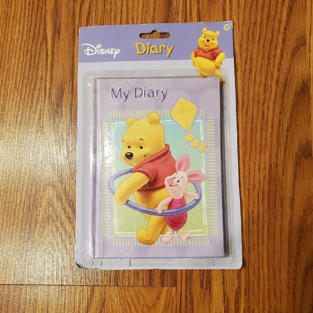 Vintage 90s Winnie The Pooh My Diary Disney New Rare Notebook Journal Piglet